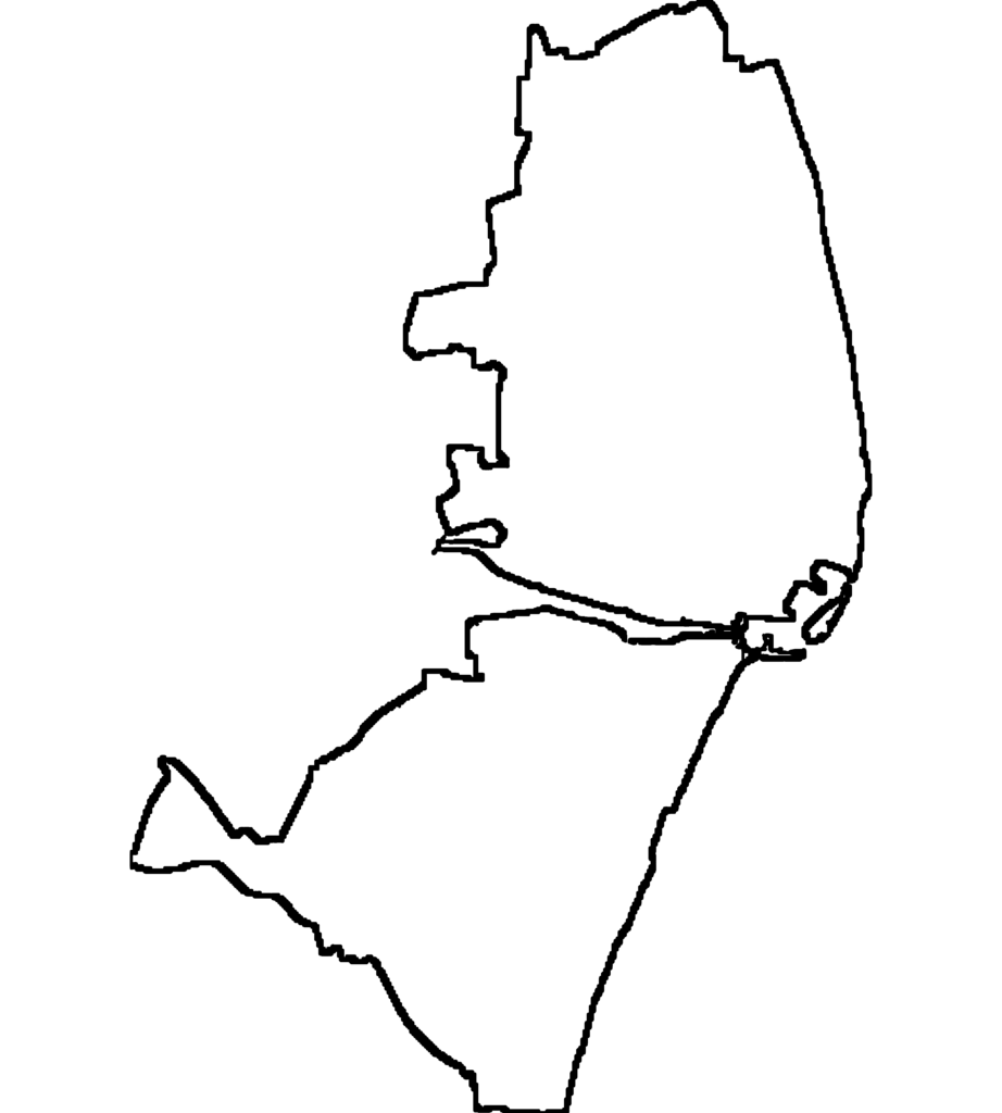 Outline of Lowestoft